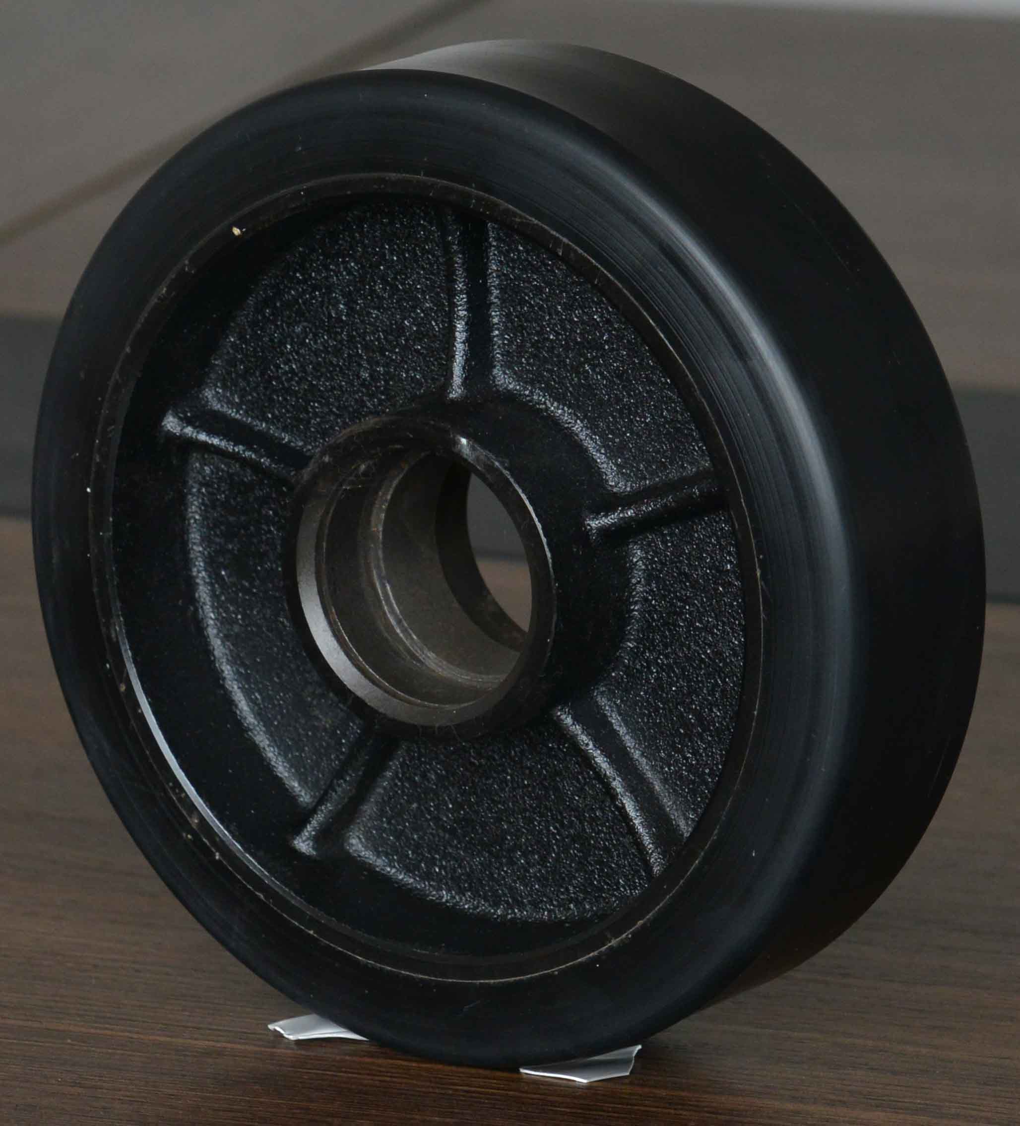 180 mm (7 in) × 50 mm (2 in) Cast Nylon On Cast Iron Core Pallet Jack Steer Wheel