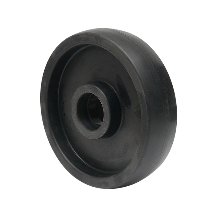200 mm (8 in) × 50 mm (2 in) Cast Nylon Pallet Jack Steer Wheel Black