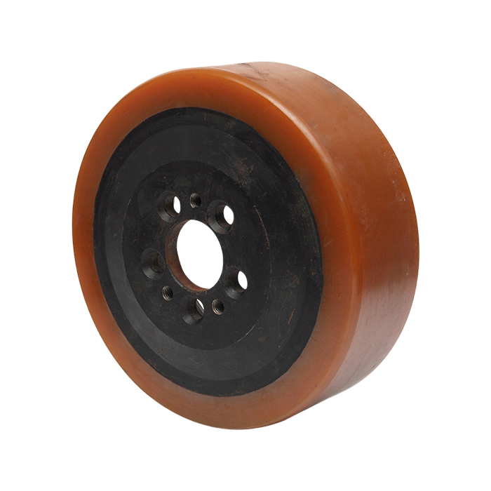 230 mm (9.06 in) × 75 mm (2.95 in) Polyurethane Drive Wheel for Electric Pallet Trucks