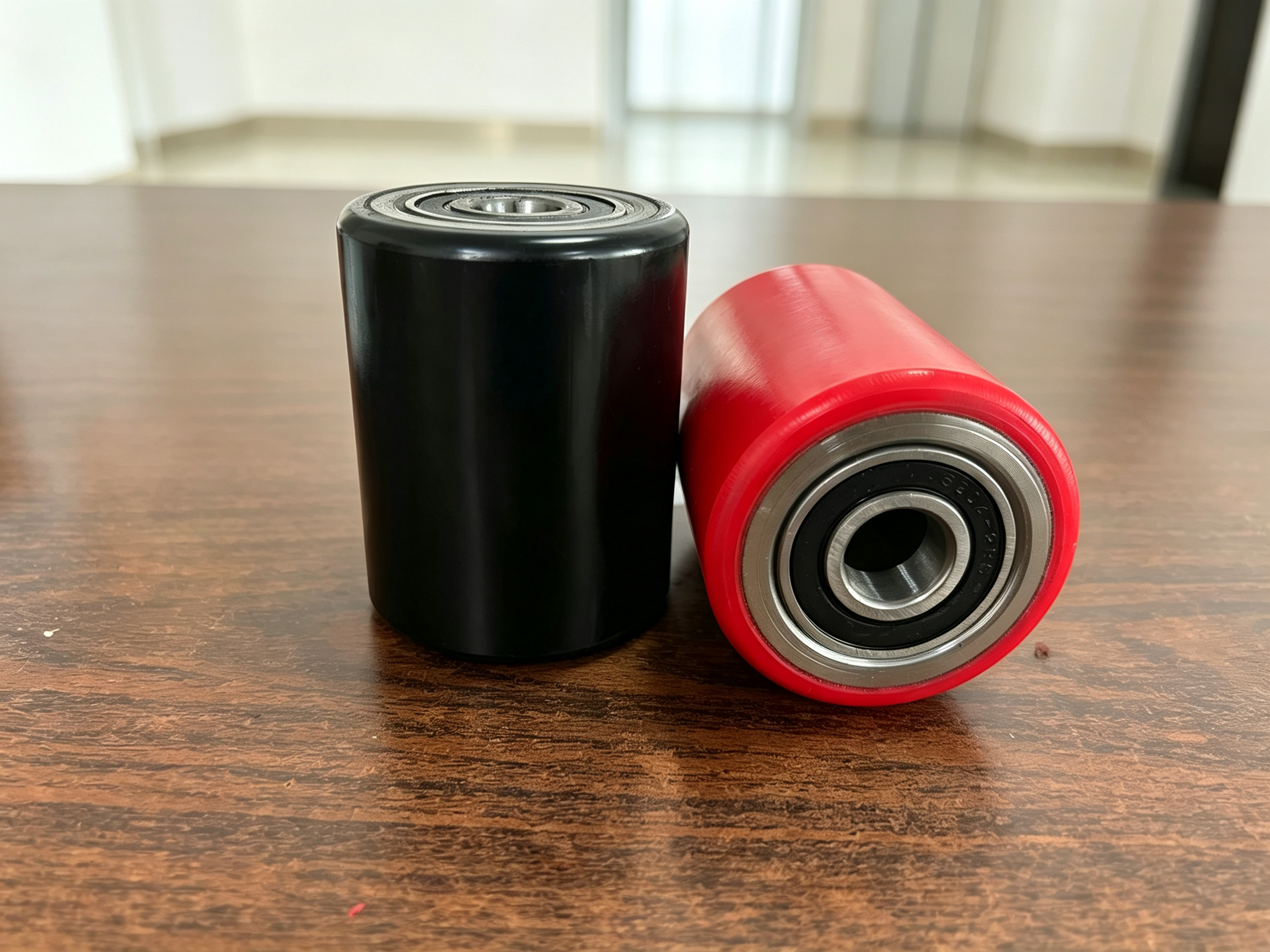 75 mm (2.95 in) × 95 mm (3.75 in) Polyurethane On Steel Core Pallet Jack Load Wheel