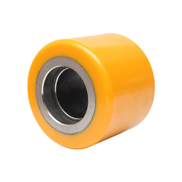 80 mm (3.15 in) × 60 mm (2.36 in) Polyurethane On Steel Core Load Wheel for Electric Pallet Jacks