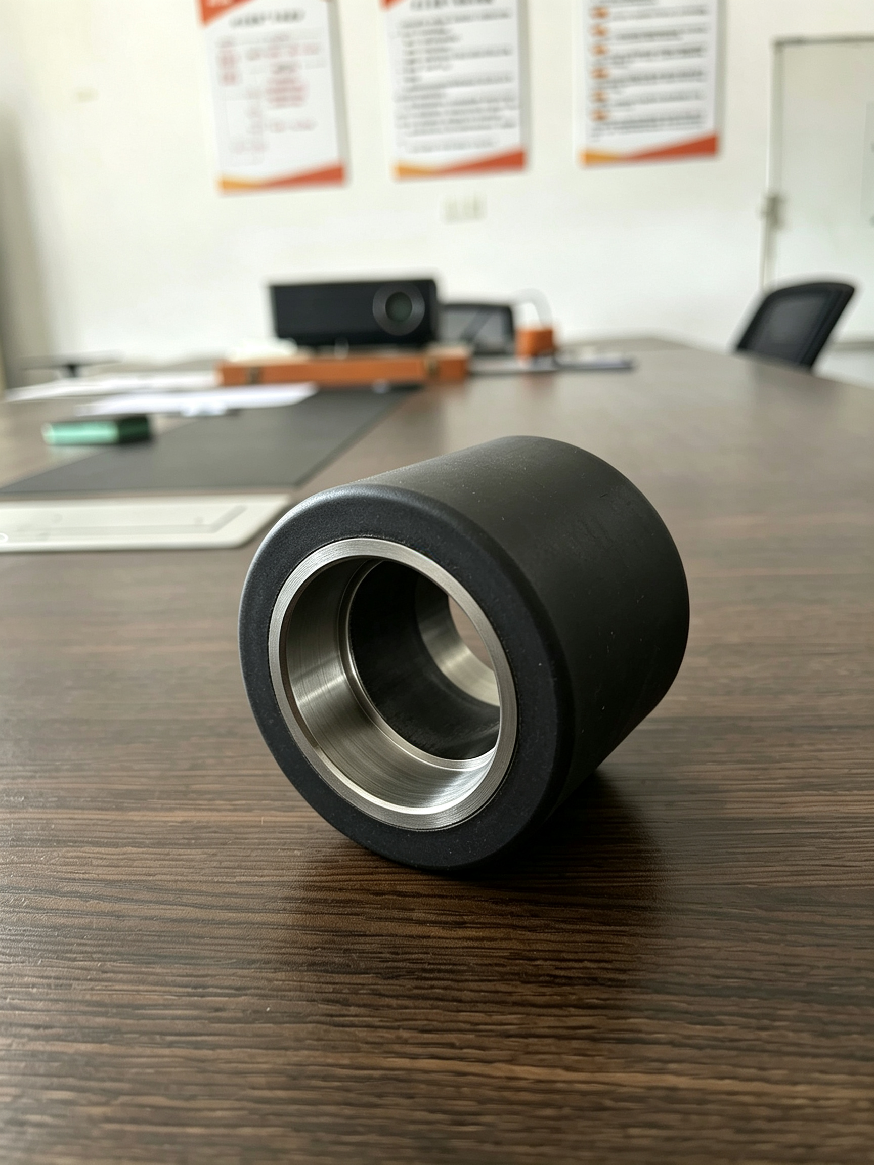 85 mm (3.35 in) × 75 mm (2.95 in) Polyurethane On Steel Core Pallet Jack Load Wheel